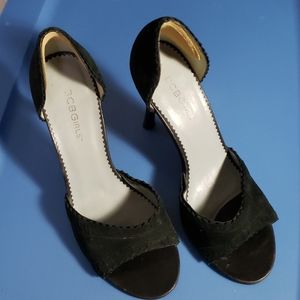 BCBGirls Black Suede Pumps
